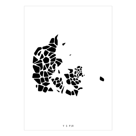 "Hulkort" over Danmark